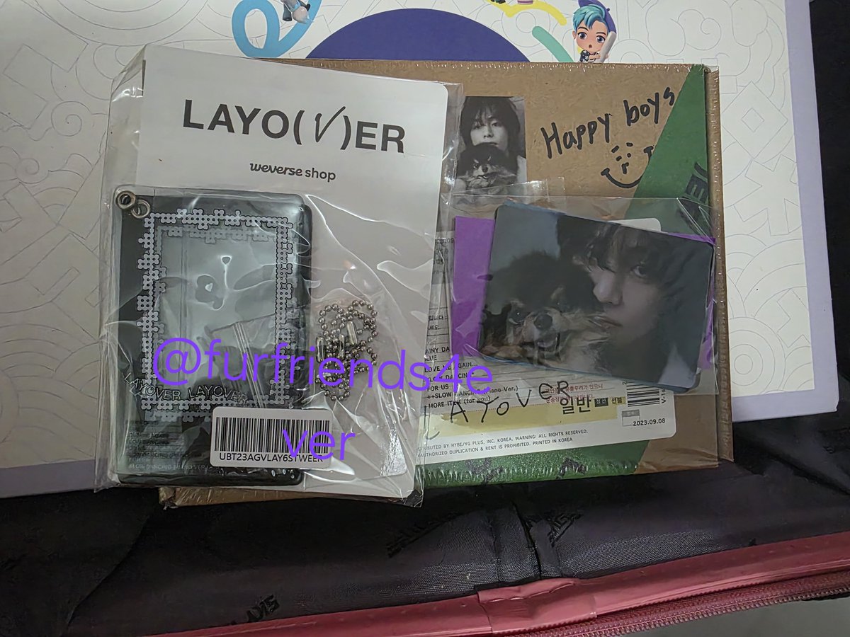 BTS_tnx's tweet photo. Taehyung's Layover Album for Sale
inclusion: complete all versions, including POB and Early Bird Gift

PAYO DISCOUNT SALE - 2000php
(Originally bought at 3800+230SF)

Unsealed, in good condition.

follow furfriends4ever on TT, 50php off
DM to buy.
#wtsbts #BTSMerch #Layout https://t.co/3zZjFf1iRR