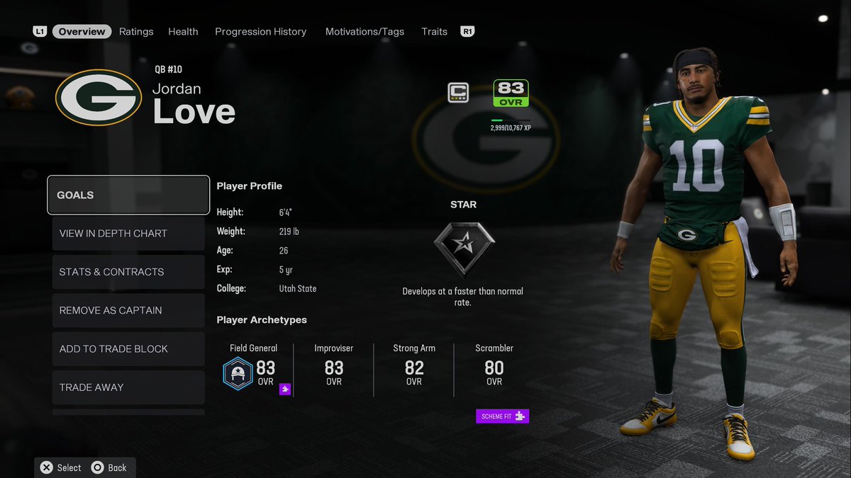 First look at #Packers players on madden 26:

S Xavier McKinney 
LB Edgerrin Cooper
WR Matthew Golden
QB Jordan Love 

Thoughts ?👀
