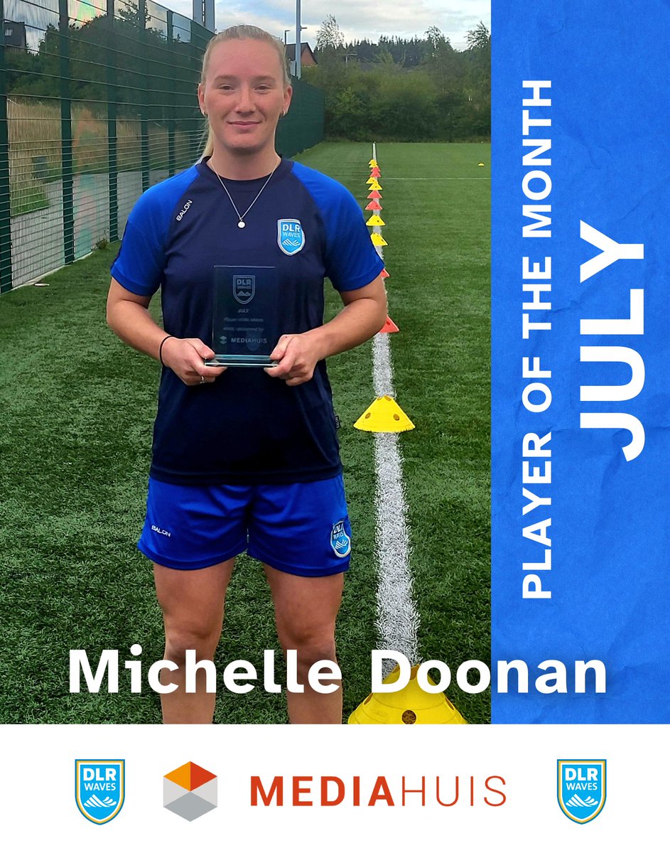 DLRWaves (@dlrwaves) on Twitter photo Congratulations to Michelle Doonan our <a href="/MediahuisIRL/">MediahuisIRL</a> July Player of the Month.
A great month for the attacker which also seen her nominated for the LOI Player of the Month. 🌊 Congratulations to Michelle Doonan our <a href="/MediahuisIRL/">MediahuisIRL</a> July Player of the Month.
A great month for the attacker which also seen her nominated for the LOI Player of the Month. 🌊