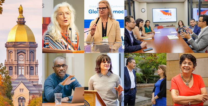 NOW ACCEPTING VISITING FELLOWSHIP APPLICATIONS!
Postdocs, junior and senior faculty, and others working on global democracy: learn about the Kellogg Institute Visiting Fellowship Program today! Residential fellowships at the University of Notre Dame.  NEW THIS YEAR: Competitive