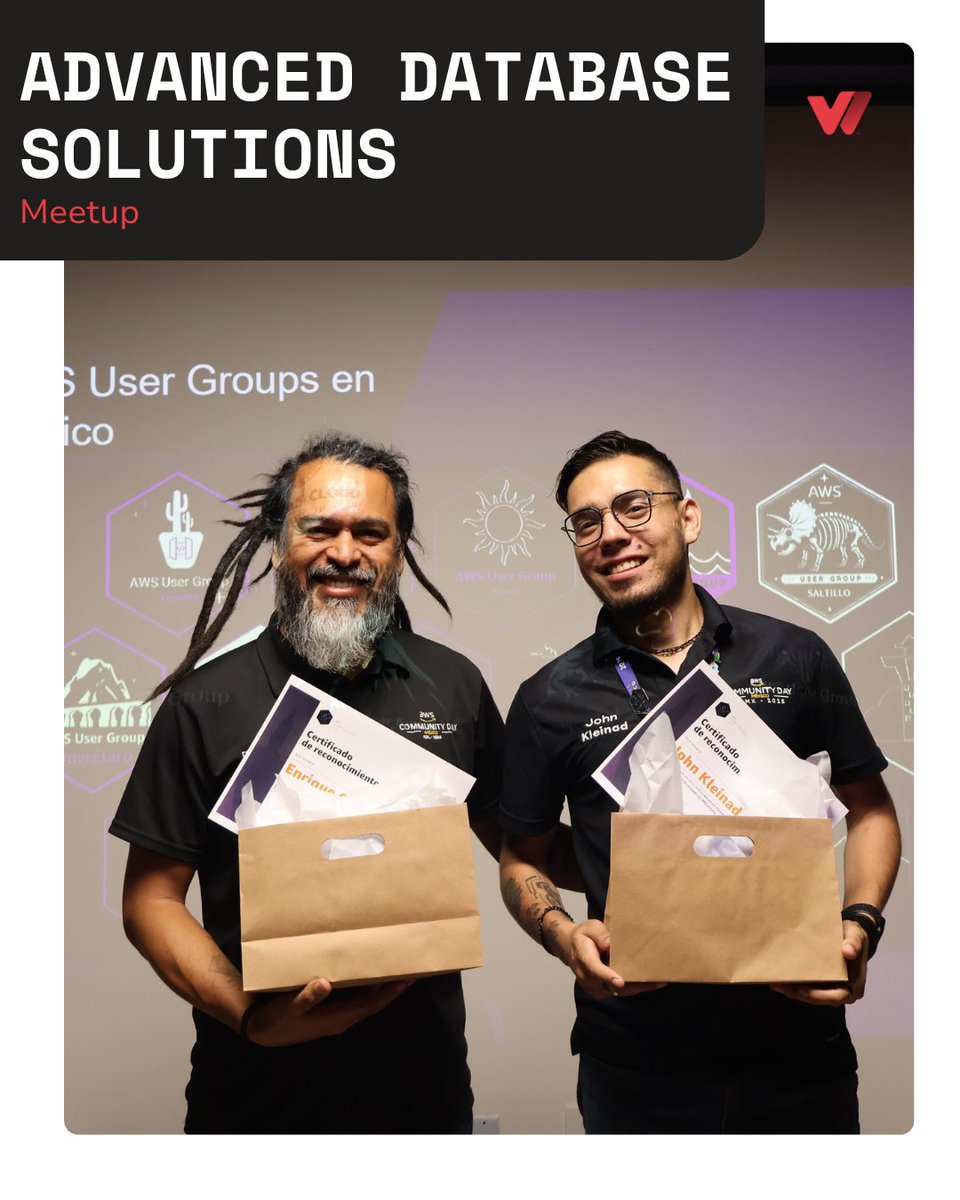wizelineglobal's tweet image. What a night! 🚀 Our Advanced Database Solutions meetup was a success. Thanks to the amazing GDL community and AWS User Group Jalisco for joining us. The energy was incredible!
Check out the photos from the event. 📸
#AWSMeetup #GuadalajaraTech #DatabaseSolutions