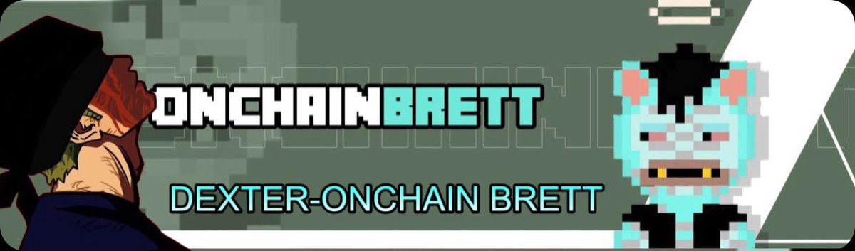🚨  COLLABORATION ALERT 🚨
We’ve secured some spots for <a href="/OnchainBrett/">Onchain Brett</a> 🔥
Coming soon on <a href="/base/">Base</a> 🔵

⚡️Free GTD , some wl spots 🔥

To join:
1️⃣ Follow: <a href="/Something137191/">DEXTER⚡️</a> + <a href="/OnchainBrett/">Onchain Brett</a> + <a href="/saibereth/">saiber.eth</a> 
2️⃣ Like + RT + Tag 3
3️⃣ Join: t.me/DEXTER_Whiteli…

Don’t miss this 👀