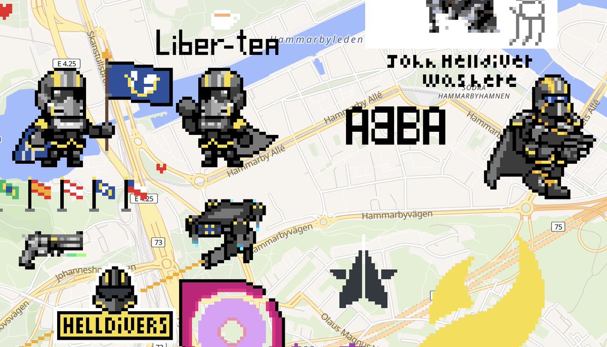 LibertyMyLeg's tweet image. Made it to Prosperity City! I see fellow helldivers here.