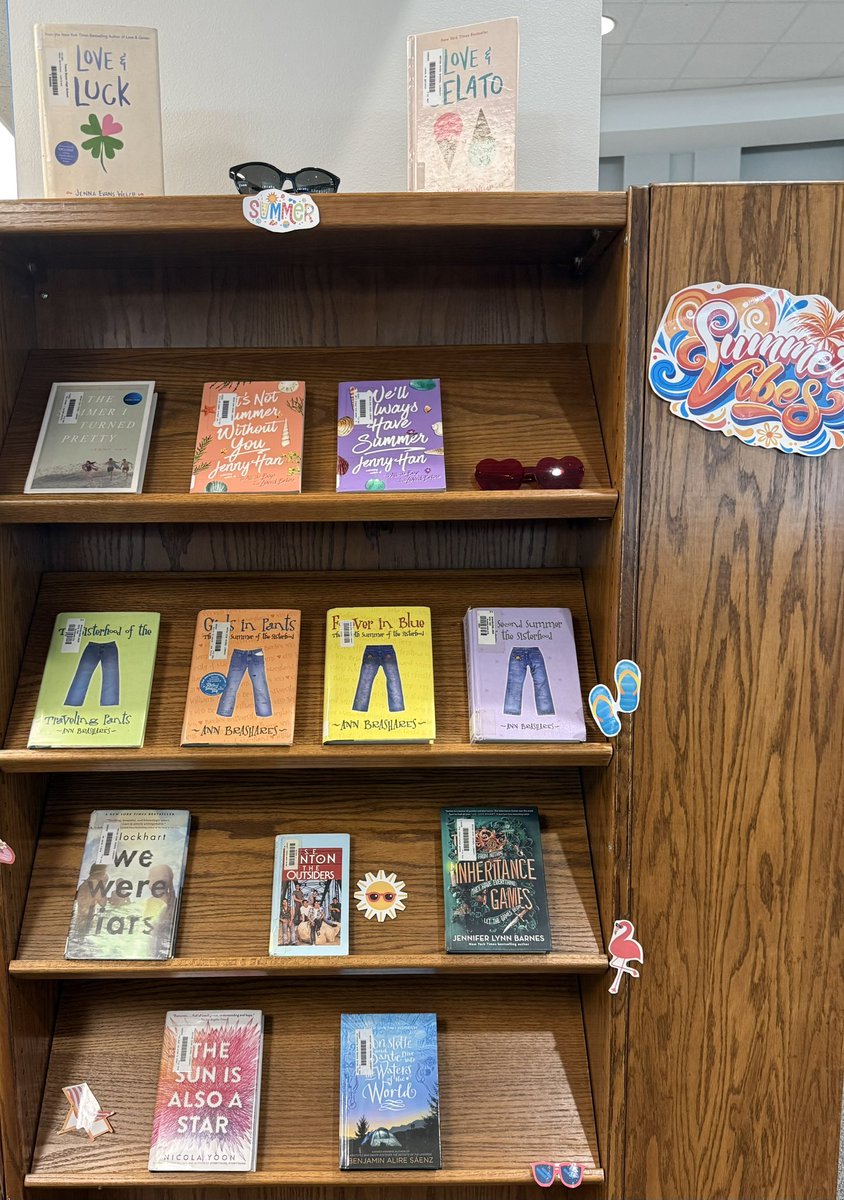 We’re hitting those Summer Vibes and preparing for the first day of school.@LaneBuban <a href="/BISD_Libraries/">Bryan ISD Library Services</a>
