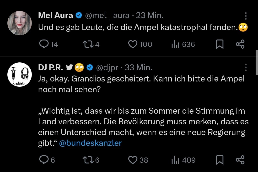 #TimelinePerlen mit <a href="/mel__aura/">Mel Aura</a> und <a href="/djpr/">DJ P.R. 🙄</a>  🫶