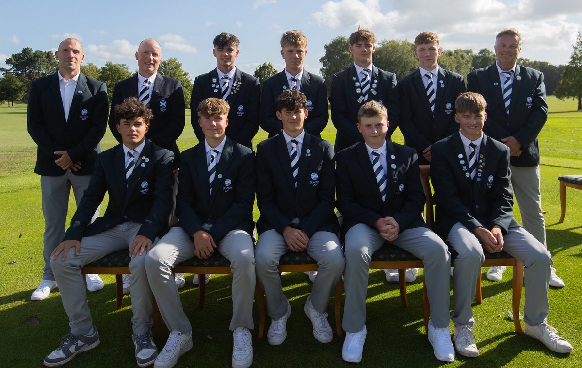 ScottishGolf's tweet photo. Boys’ and Girls’ Home Internationals - Day 3 🏆

Yasssssss!! 🏴󠁧󠁢󠁳󠁣󠁴󠁿🏆🏴󠁧󠁢󠁳󠁣󠁴󠁿

Scotland’s boys have won the Home Internationals with a stunning final day victory over England. 🎉💪🏴󠁧󠁢󠁳󠁣󠁴󠁿

Courtesy of a 7.4-4.5 score and following on from triumphs over Ireland and Wales, the boys have taken the crown for the first time since 2015.

And as well as the historic trophy, Scotland’s boys also retained the International Cup that goes to the winner of the England v Scotland match and which dates back to 1923.

Read more: https://t.co/d32Mdt89e4

Day 3 scoring: https://t.co/90secy2bKa