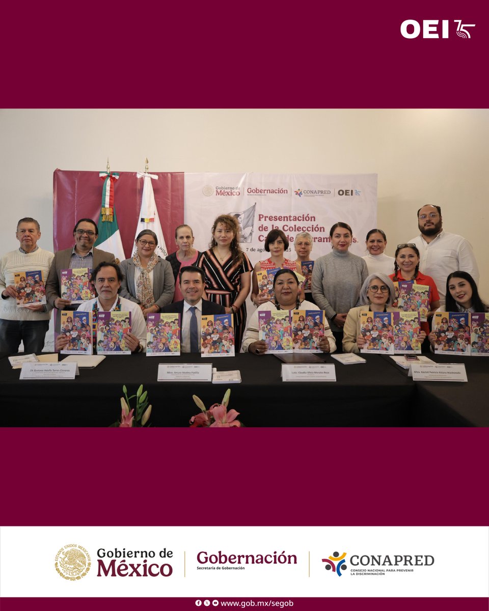 CONAPRED (@conapred) on Twitter photo Para prevenir, sensibilizar y transformar las actitudes discriminatorias en las aulas, hoy presentamos las guías educativas Antirracismo y Sexualidades diversas y no discriminación en México, manuales que se trabajaron con la <a href="/OEIMEX/">OEI en México</a> y que forman parte de la colección Cajas de Para prevenir, sensibilizar y transformar las actitudes discriminatorias en las aulas, hoy presentamos las guías educativas Antirracismo y Sexualidades diversas y no discriminación en México, manuales que se trabajaron con la <a href="/OEIMEX/">OEI en México</a> y que forman parte de la colección Cajas de