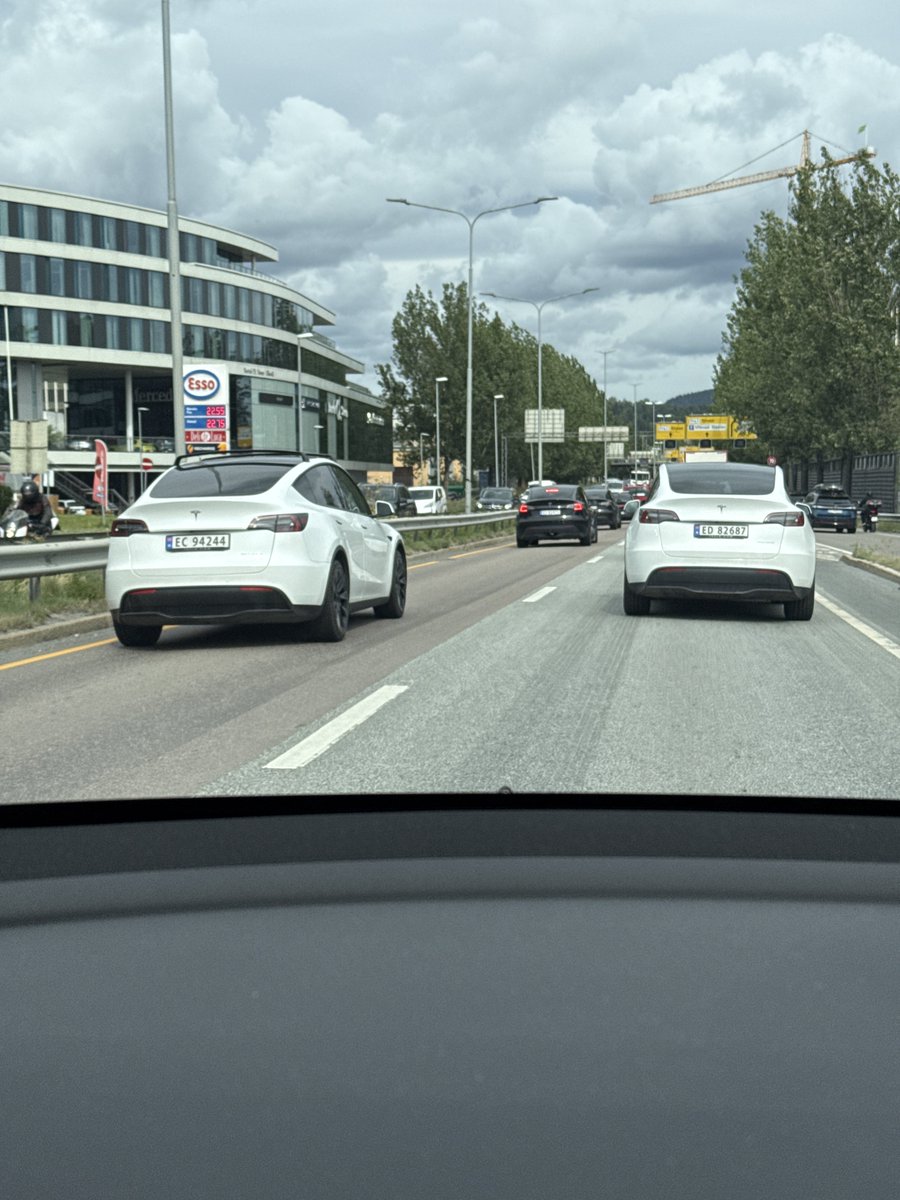 Picture taken from a Model Y