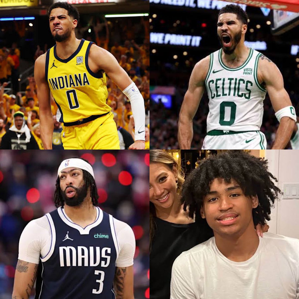 🏀 You can only keep ONE of these players from your 12 team DYNASTY squad (contending):

•Tyrese Haliburton (25 years old) IR
•Jayson Tatum (27) IR
•Anthony Davis (32)
•Dylan Harper (19)

Whose services are you keeping — and why? 🗣️ 

#FantasyBasketball #NBAFantasy