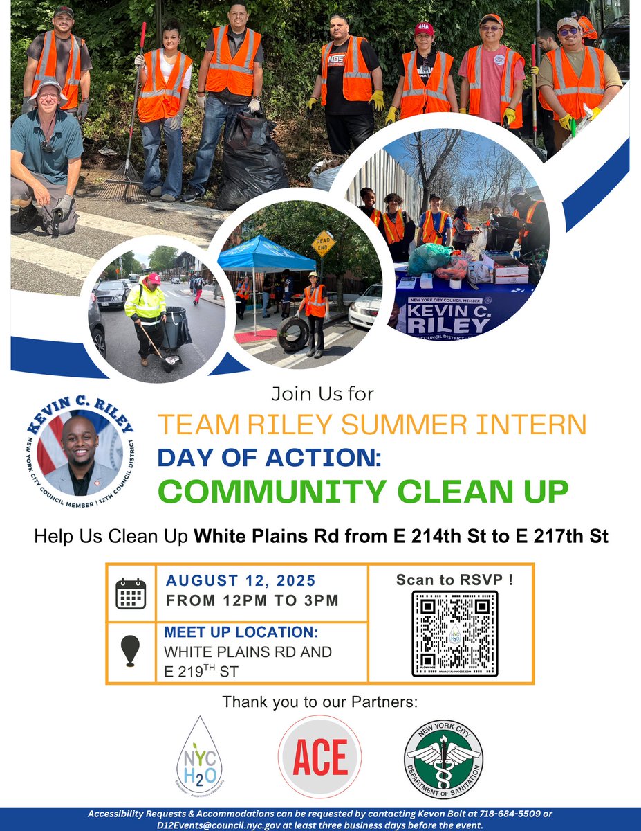 We have partnered with @cmkevincriley in city council district 12 for their day of action community cleanup this summer! Join us and help make a difference in this vibrant community 💪

Sign up to volunteer here: eventbrite.com/e/1564331741349