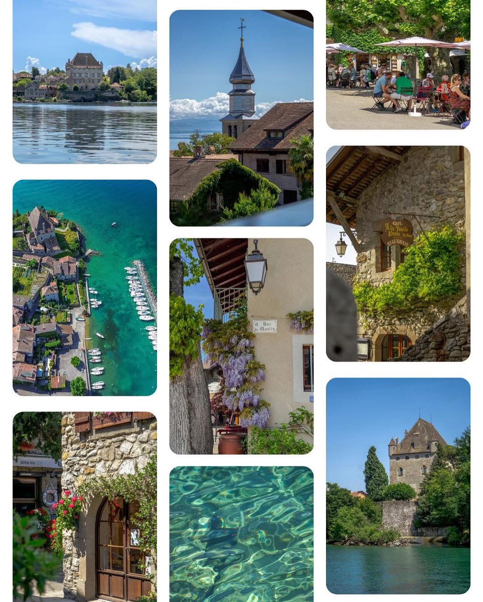 L’été à Yvoire, jusqu’à maintenant : ça donne ça 🌞