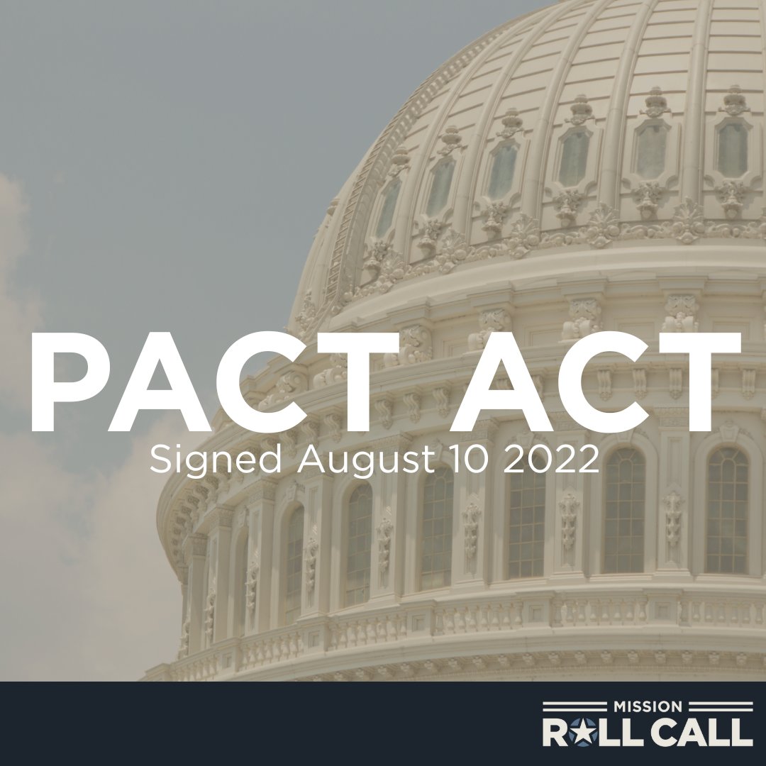 MissionRollCall's tweet image. Two years ago today, the PACT Act was signed into law — a major step forward in expanding benefits for veterans exposed to burn pits, Agent Orange, and other toxic substances.

#PACTAct #VeteransHealth #ToxicExposure #HonorOurVets #MissionRollCall