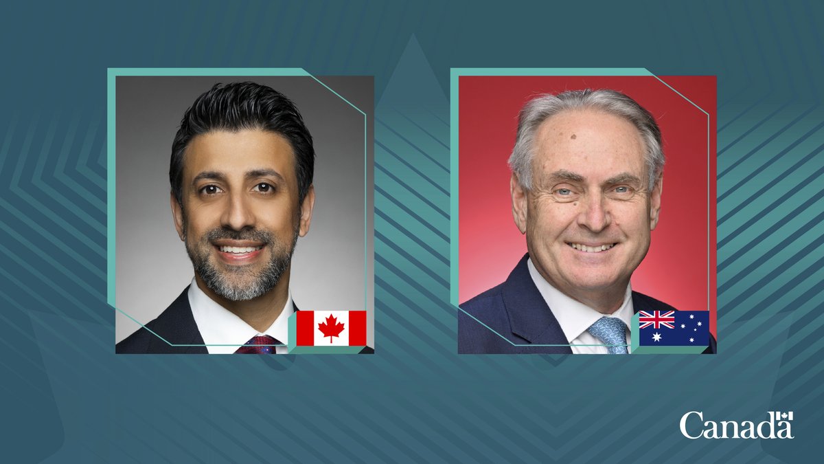 Minister Sidhu discussed deepening investments and economic security with his Australian counterpart Minister Farrell. They are both looking forward to stronger cooperation 🇨🇦🇦🇺 #TradeDiversification

canada.ca/en/global-affa…