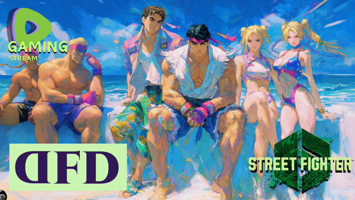 Street Fighter 6 in the DFD with <a href="/FPMejia11/">FP</a> <a href="/Oh_Hi_Mark_17/">OhHiMark1776</a> &amp; <a href="/TinyPandaface/">TinyPandaface</a> !!! lets have a good time on this hot summer day! 4PM PST / 7PM EST 
link -->rumble.com/v6xa6he-street…