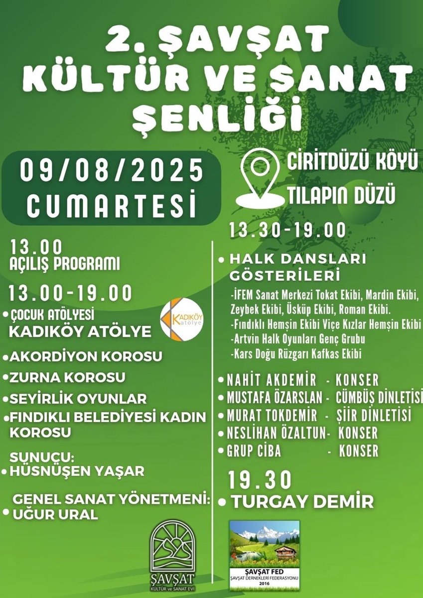 Yine Şavşat’tayız.

Şavşat’a gelmek için sebep çok.

Sevgili Fakir Baykurt’un anısına.

“IŞIĞI SÖNMEYECEK”