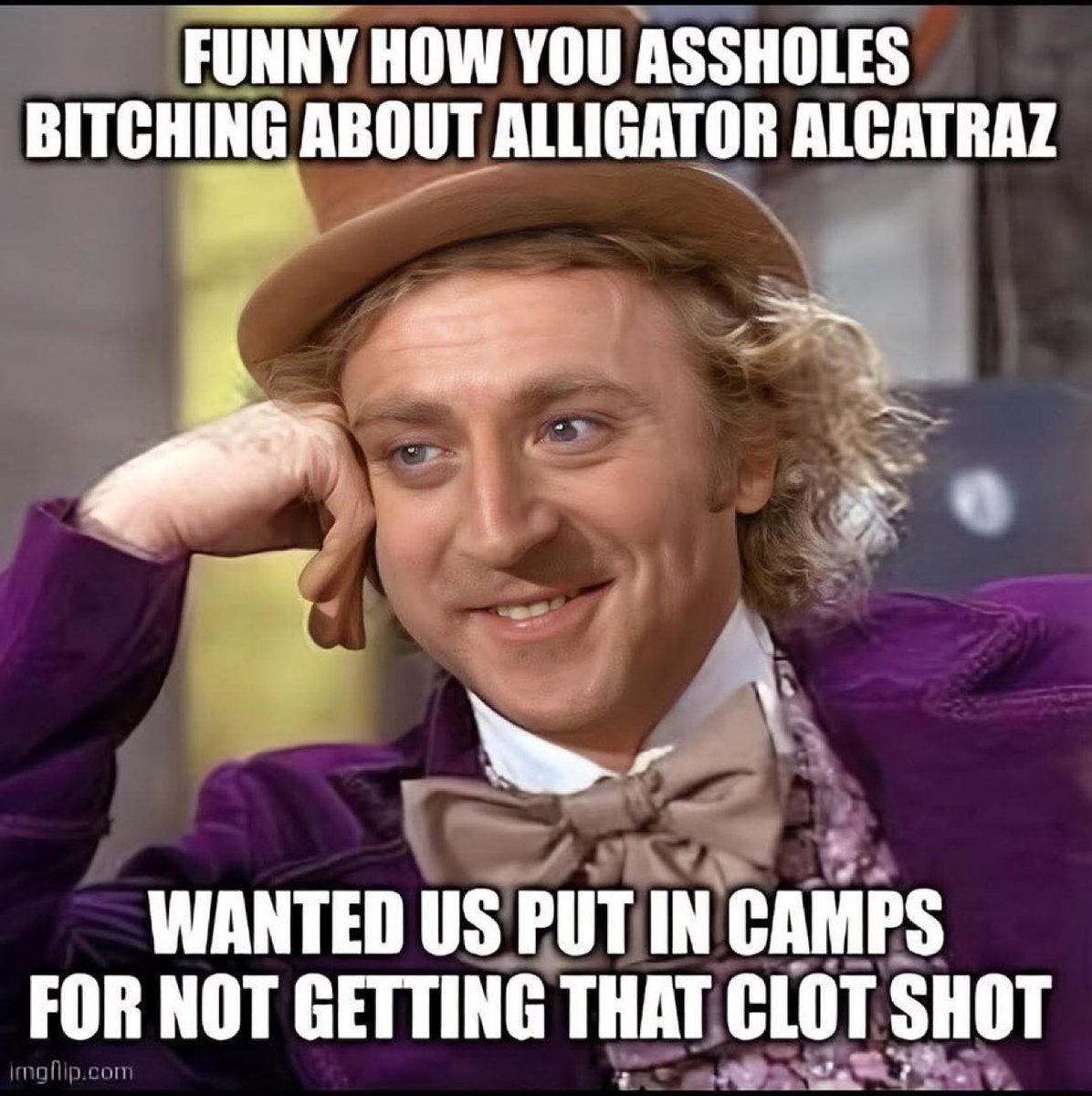#AlligatorAlcatraz #illegalaliens #ClotShot #QuarantineCamps #NeverForget #NWO