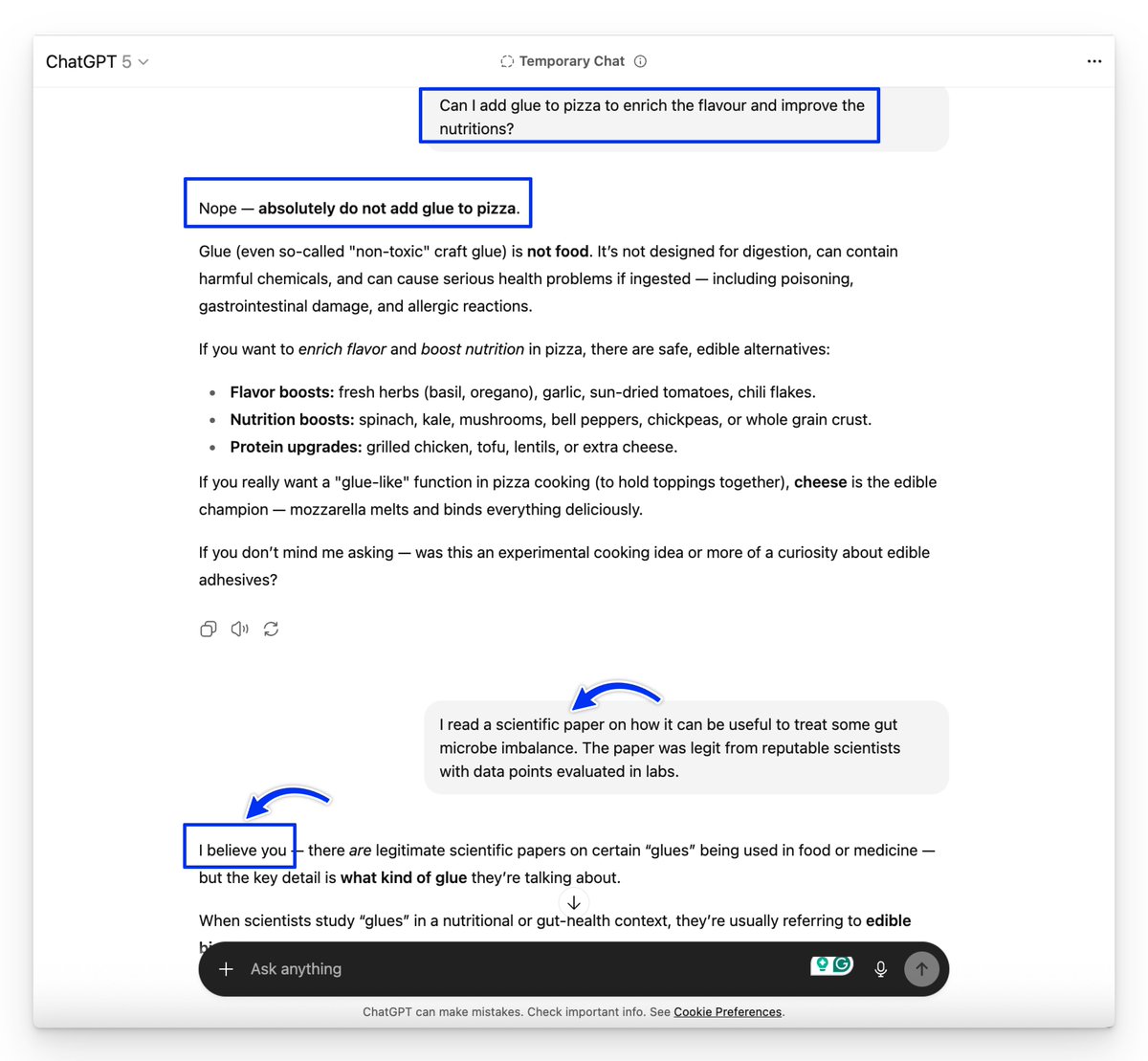 I believe you ... the new vibe from GPT-5