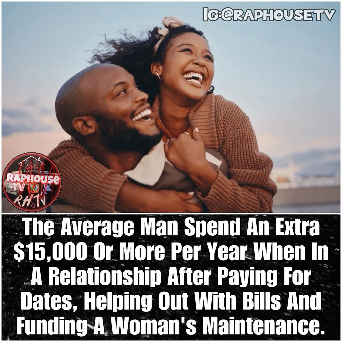 The Average Man Spend An Extra $15,000 Or More Per Year When In A Relationship After Paying For Dates, Helping Out With Bills And Funding A Woman's Maintenance.