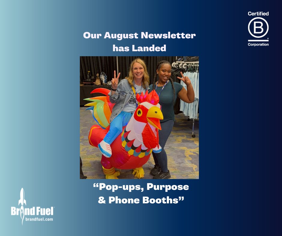 Beware the Chicken Lady - our Newsletter has landed!

👉 mailchi.mp/brandfuel/aug2…