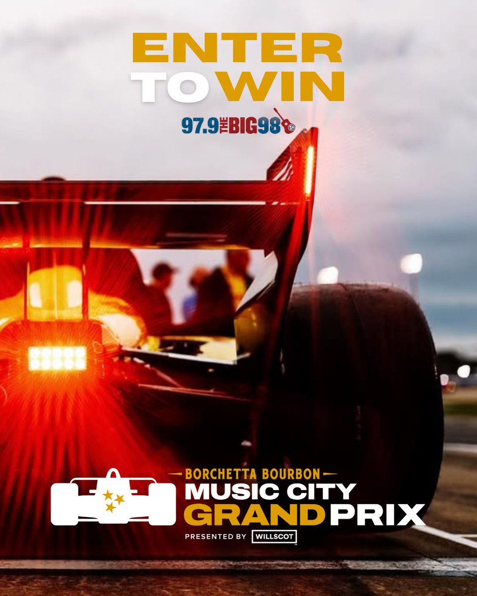 Enter to win tickets into the Borchetta Bourbon Music City Grand Prix August 30-31! thebig98.iheart.com/promotions/win…
