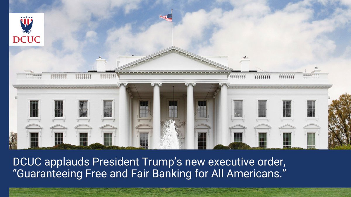 Defense Credit Union Council (@dcuc_hq) on Twitter photo “This decisive action sends an unmistakable message: in America, access to banking must be based on merit and law—not ideology.” -- <a href="/MoneyHernandez1/">Anthony Hernandez</a>, DCUC President/CEO.
hubs.ly/Q03BR_G20 “This decisive action sends an unmistakable message: in America, access to banking must be based on merit and law—not ideology.” -- <a href="/MoneyHernandez1/">Anthony Hernandez</a>, DCUC President/CEO.
hubs.ly/Q03BR_G20