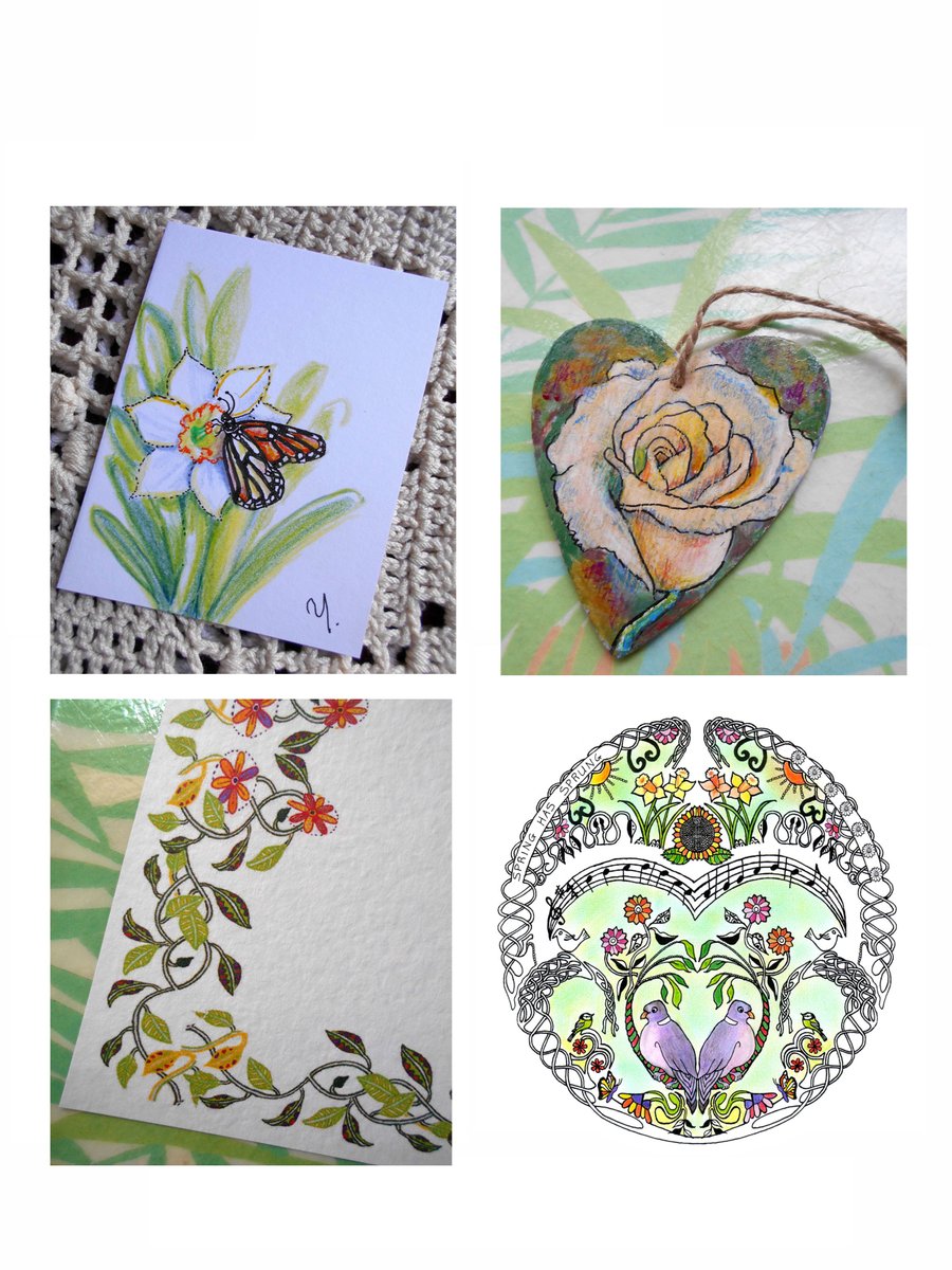 SDCards (@sdcards7) on Twitter photo Morning, everyone. 
Sharing some pretty greens with you (butterfly is sold)
Find these and more at sthdifferentcards.etsy.com #earlybiz #shopindie #drawingart Morning, everyone. 
Sharing some pretty greens with you (butterfly is sold)
Find these and more at sthdifferentcards.etsy.com #earlybiz #shopindie #drawingart