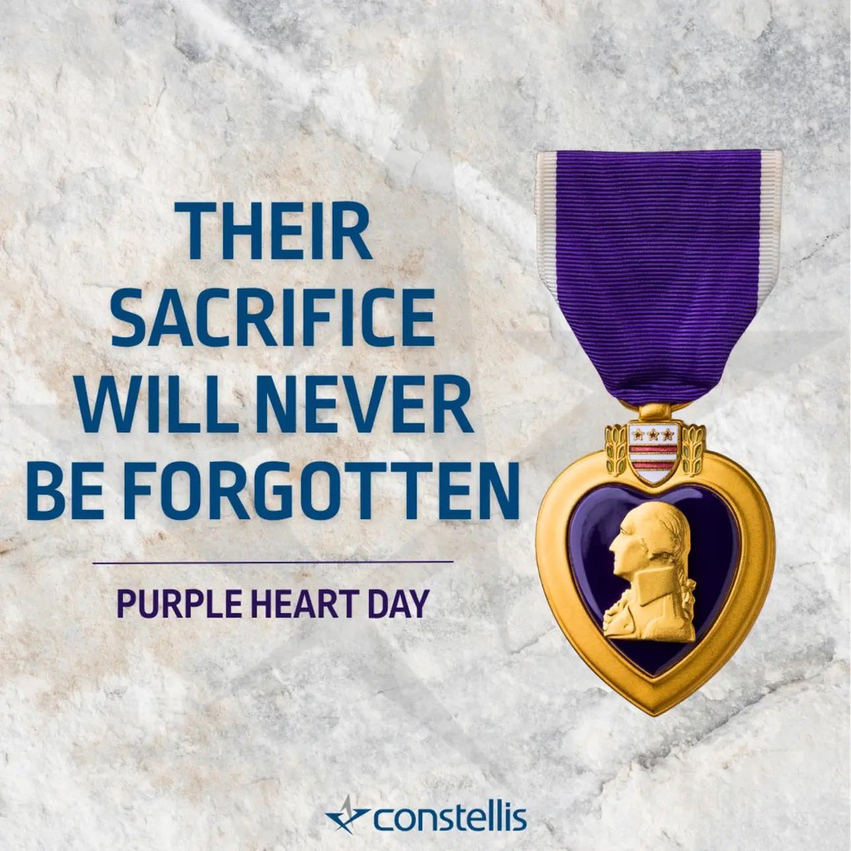 Today, on #PurpleHeartDay, we pause to remember the brave men and women who were wounded or gave their lives in service to our country.

Their sacrifice will never be forgotten.

#Veterans #WeAreConstellis