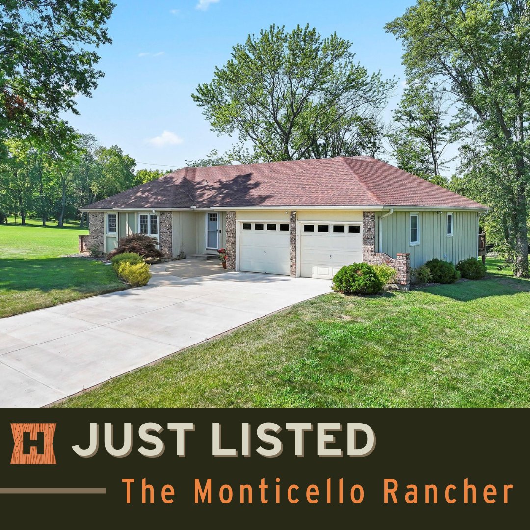 HECK_RealEstate's tweet image. The Monticello Rancher 🧱🌳
Charming brick ranch on 1.8+ acres in western Shawnee! 4 beds, 2 baths, vaulted ceilings, &amp;amp; a dreamy backyard. Unfinished basement = endless potential. Big updates done ✔️ Sold as-is—bring your vision! #ShawneeKS #HeckYes #KansasRealEstate #RanchHome