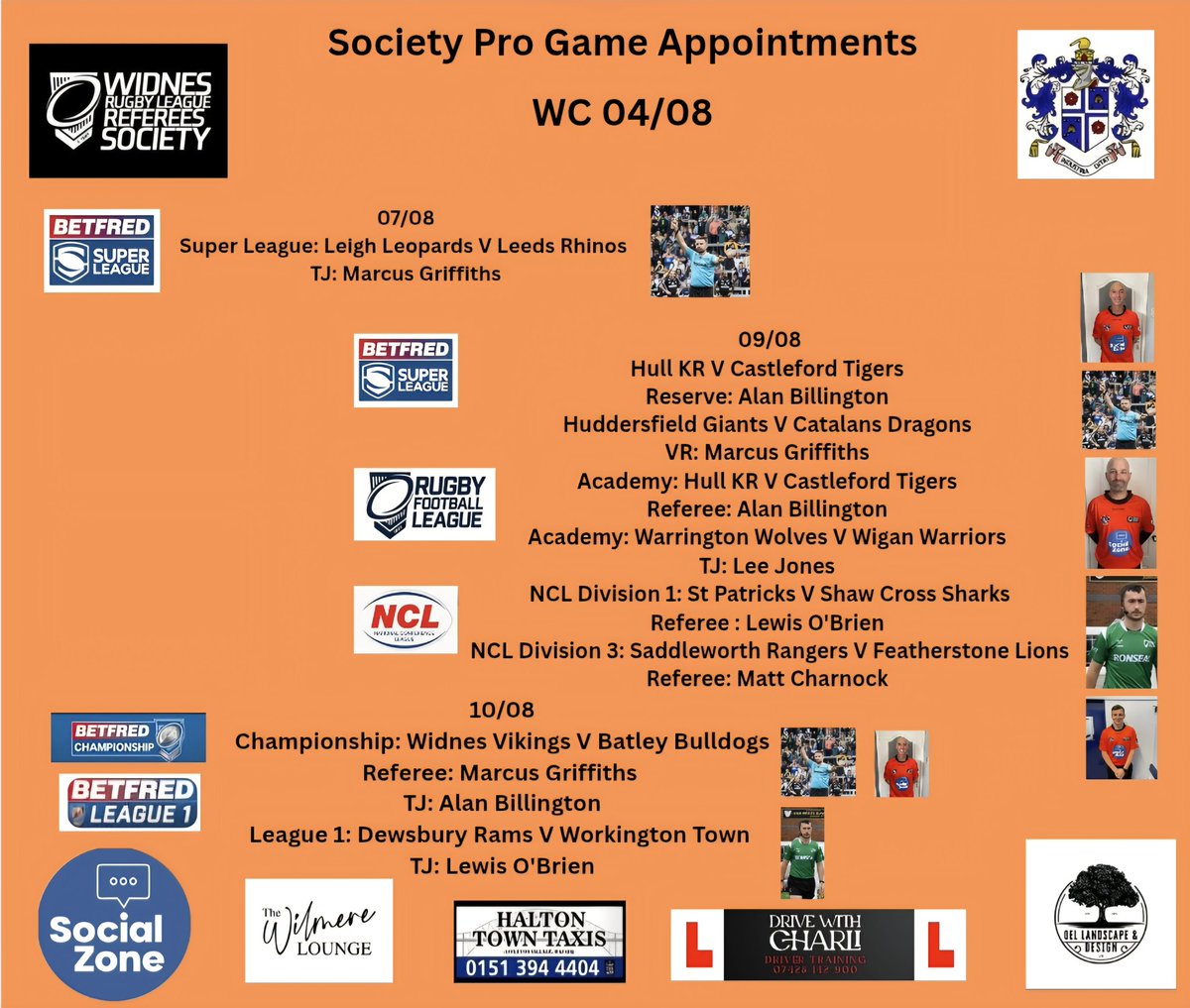 Society Pro Appointments WC 04/08