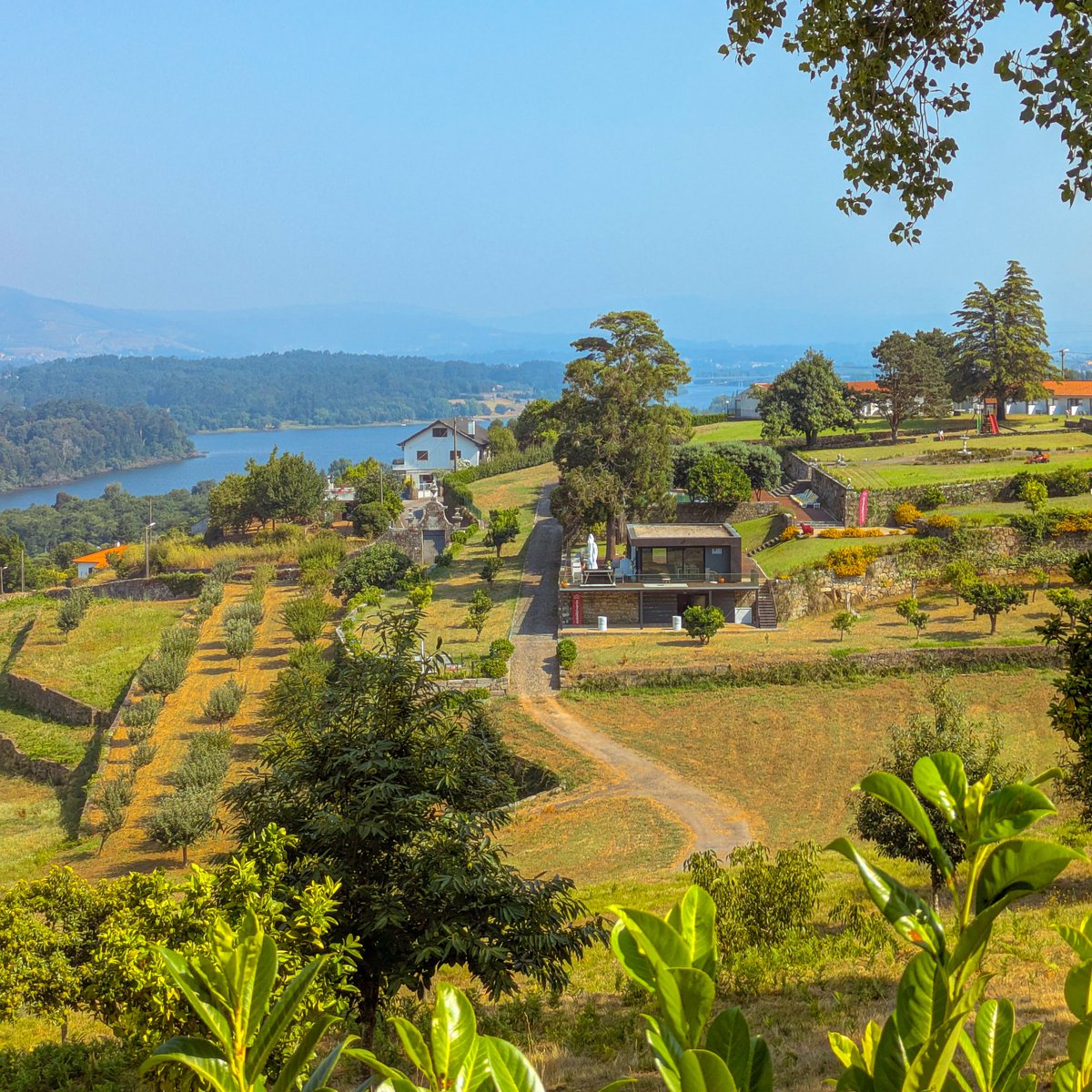 walked 15.5 miles from caminha to são pedro da torre in portugal, continuing to explore the portuguese countryside. starting with a foggy morning that slowly turned into a warm and sunny noon💚