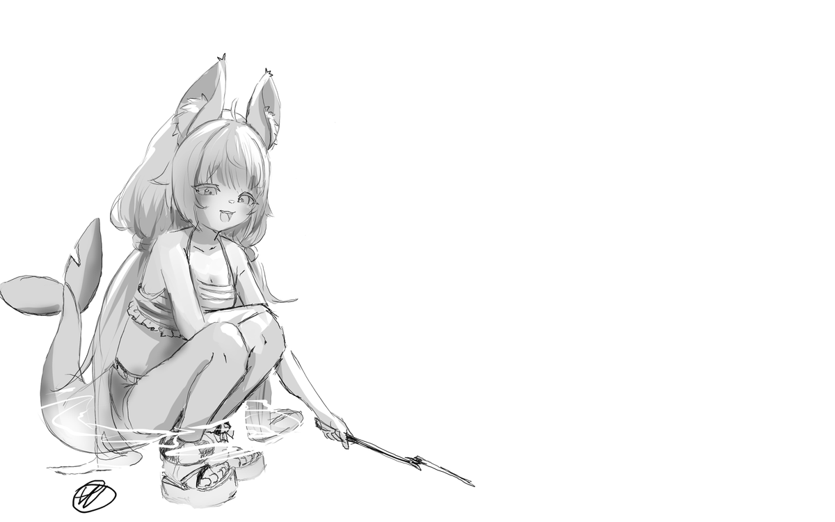 guys I promise I'm cooking up something for you <a href="/samekosaba/">saba 🐟</a> 
#saba #sabart