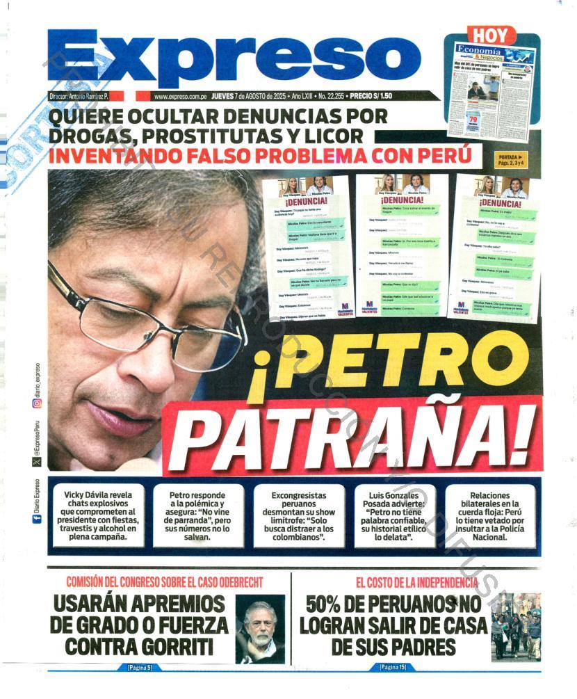 JoseBaellaMalca's tweet photo. Gustavo Petro recurre al nacionalismo para unir a los colombianos, debido a los graves problemas internos que tiene, crea un conflicto internacional donde no existe razón o motivo. Unánime respaldo de todos los peruanos a la posición del Estado Peruano y defensa de su soberanía. https://t.co/Cub8s30u7D