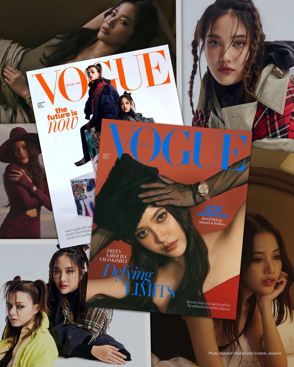 Vogue Thailand (@voguethailand) on Twitter photo #VogueReports การกลับมาขึ้นปกโว้กประเทศไทยอีกครั้งของ ‘ฟรีน-สโรชา’ อีกหนึ่งบทพิสูจน์ว่าเธอคือที่สุดแห่งยุค!
หนึ่งในศิลปินมาแรง ‘ฟรีน-สโรชา จันทร์กิมฮะ’ <a href="/srchafreen/">P'freen (real)</a> ที่กำลังสร้างอิทธิพลอย่างต่อเนื่องทั้งในและนอกประเทศ เธอมีชื่อและผลงานการแสดงร่วมกับ ‘เบ็คกี้’ #VogueReports การกลับมาขึ้นปกโว้กประเทศไทยอีกครั้งของ ‘ฟรีน-สโรชา’ อีกหนึ่งบทพิสูจน์ว่าเธอคือที่สุดแห่งยุค!
หนึ่งในศิลปินมาแรง ‘ฟรีน-สโรชา จันทร์กิมฮะ’ <a href="/srchafreen/">P'freen (real)</a> ที่กำลังสร้างอิทธิพลอย่างต่อเนื่องทั้งในและนอกประเทศ เธอมีชื่อและผลงานการแสดงร่วมกับ ‘เบ็คกี้’