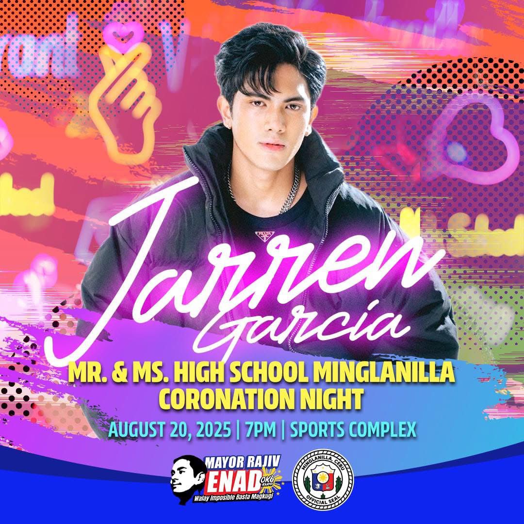 kairenww_ofc's tweet photo. Good day! Calling All KaiRen Fans in Cebu 📢

GOOD NEWS ‼️
JARREN GARCIA will be performing at the Minglanilla Sports Complex as he serenades the candidates of Mr. and Ms. High School Minglanilla 2025 on:

📅 Aug 20, 2025 - 7PM
📍 Minglanilla Sports Complex, Cebu

In line with the event, we are looking for TEAM LIVE members to join in Team KaiRen Worldwide Official and let us bring some energy and cheers with love as Jarren lights up the stage! 🔥

📩 Message us to join the team and be part of the experience!

See you there!🧡

#JarrenGarcia
#KaiRen 

(c) 📷