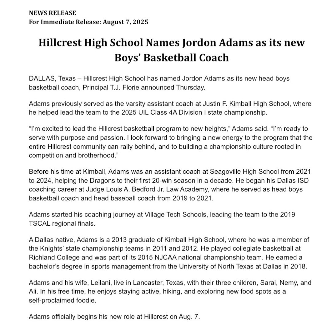 Help us welcome our NEW HEAD BOYS BASKETBALL COACH! 🏀 🐾