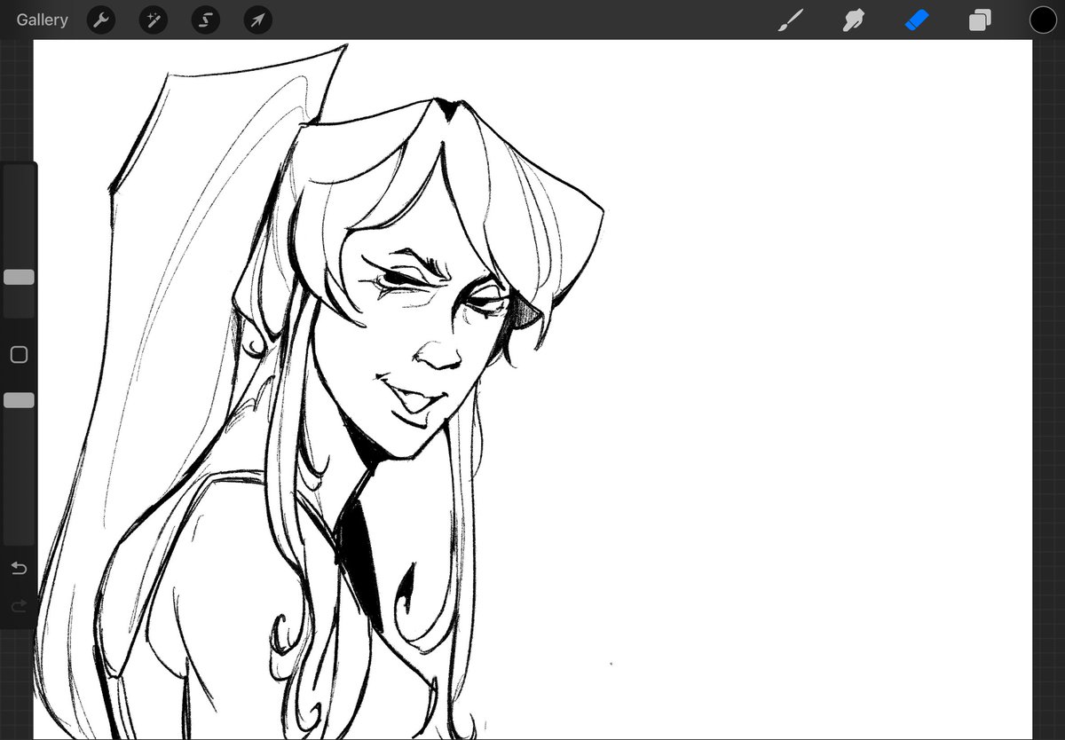 I finished lining Nicole! <3