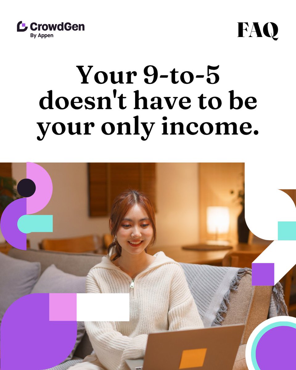 crowdgenbyappen's tweet photo. Got a full-time job? You can still join CrowdGen.
β
Log in when you can
β
Pick tasks that fit your schedule
β
No shifts, no clock-ins
Your 9β5 doesnβt have to stop you from earning on the side π
π₯ Apply now: https://t.co/pfJLH2lp3b
#RemoteJobs #CrowdGen #LLMTrainer https://t.co/6nxtoFICun