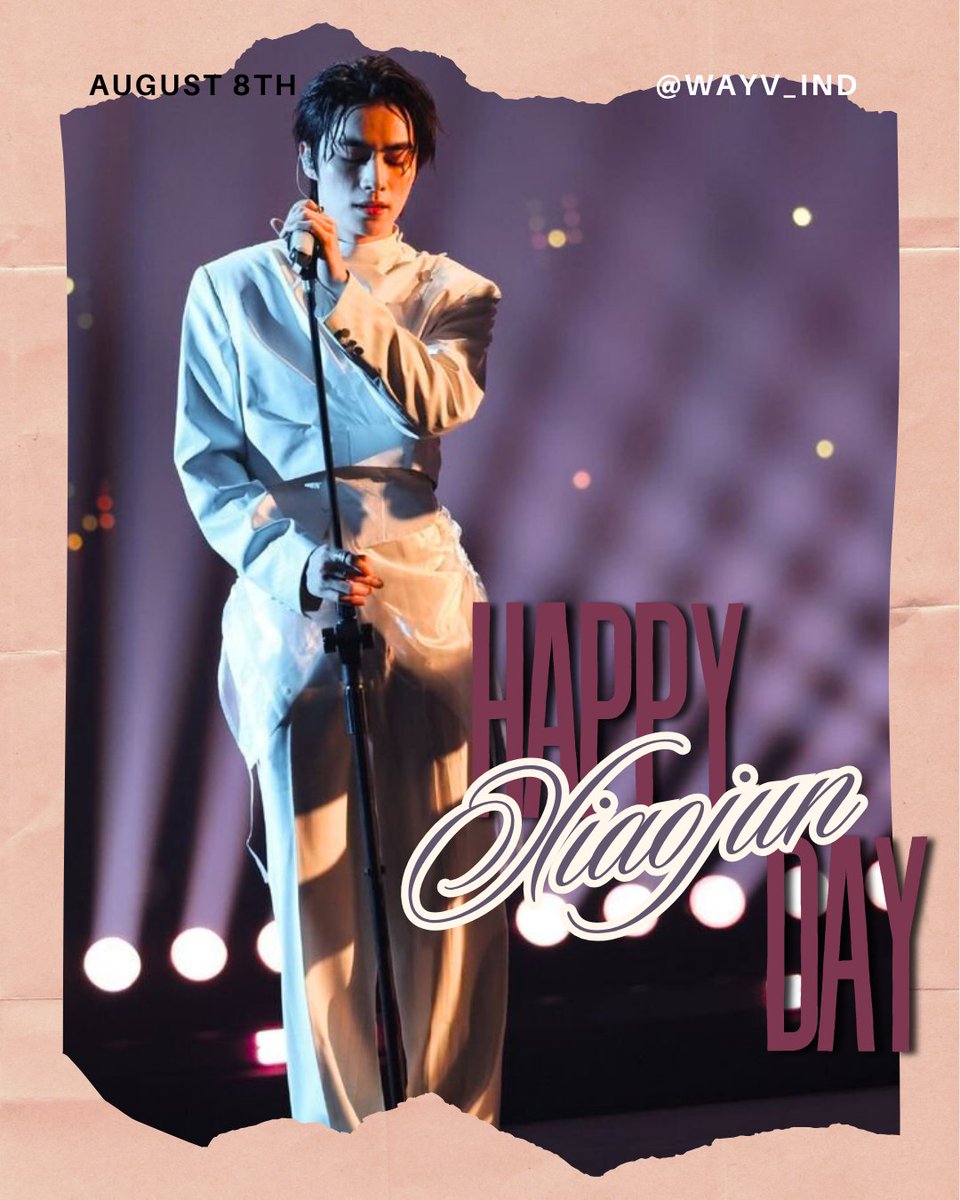 WayV_IND's tweet image. We wish XIAOJUN a very happy birthday 💚

#HAPPYXIAOJUNDAY
#ShiningStarXIAOJUN 
#천사가나디_더쥔아_생일축하해 
#肖俊0808生日快乐