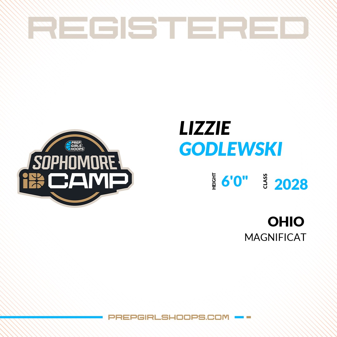 Prep Girls Hoops Ohio (@pgh_ohio) on Twitter photo Welcome Class of 2028 Lizzie Godlewski (<a href="/LizzieGodlewski/">Lizzie Godlewski</a> ) of Magnificat HS to the <a href="/PGH_Ohio/">Prep Girls Hoops Ohio</a> Showcase @ Fieldhouse USA Columbus.
🔥🏀 #PGHIDCampOH 🏀🔥
Register NOW! 👇
events.prepgirlshoops.com/e/1608/registe… Welcome Class of 2028 Lizzie Godlewski (<a href="/LizzieGodlewski/">Lizzie Godlewski</a> ) of Magnificat HS to the <a href="/PGH_Ohio/">Prep Girls Hoops Ohio</a> Showcase @ Fieldhouse USA Columbus.
🔥🏀 #PGHIDCampOH 🏀🔥
Register NOW! 👇
events.prepgirlshoops.com/e/1608/registe…