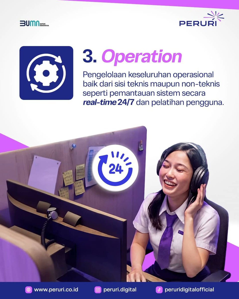 Melalui tiga langkah yang terintegrasi, PERURI dapat menciptakan Solusi Digital yang tepat untuk segala jenis usaha.

Kini saatnya bisnis kamu semakin maju dengan digitalisasi bersama PERURI!

#SolusiMasaDepan #SolusiDigitagital #TransformasiDigital #DigitalisasiBersamaPERURI