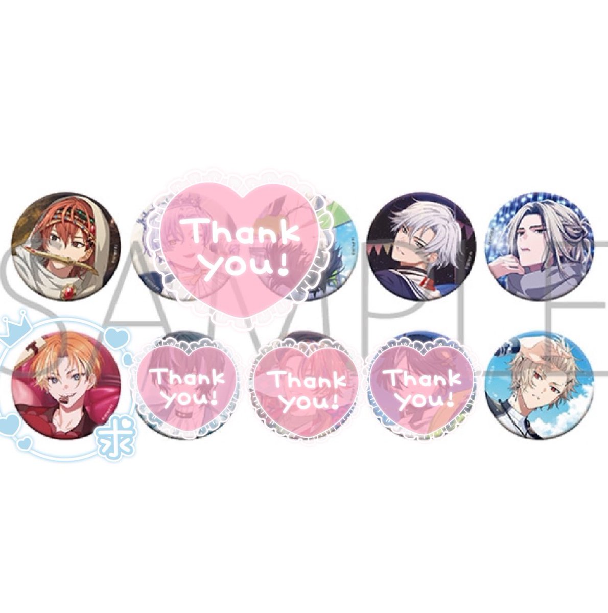 〖交換〗エイトリ 18TRIP キャラバッジコレクション vol.5 缶バッジ

譲）練牙、雪風、礼光、潮 各5

求）あく太

5BOX予約予定
お気軽にお声掛けください🙌🏻