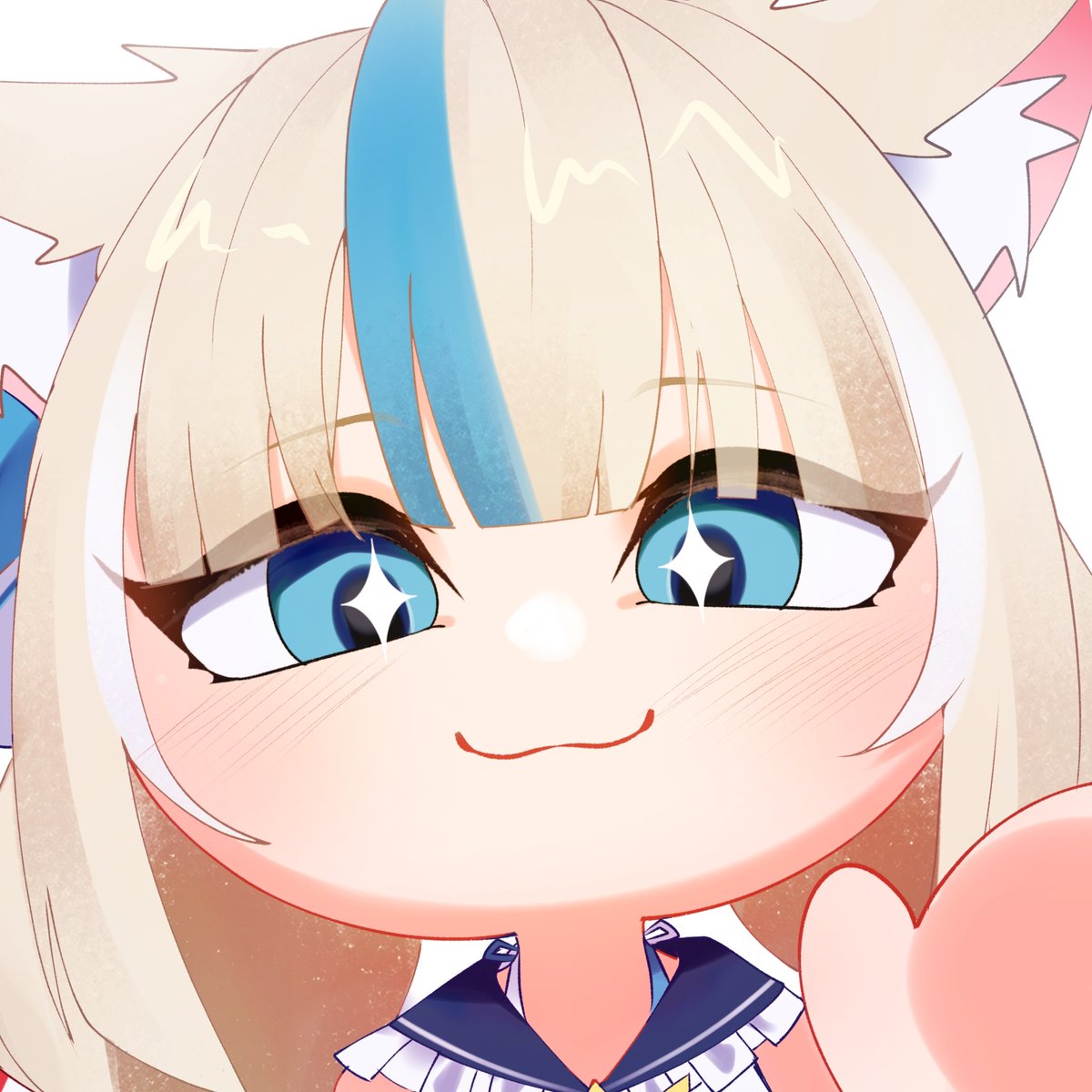 DestiShine46's tweet image. She looks at you👀🐟~ #sabart #samekosaba #saba