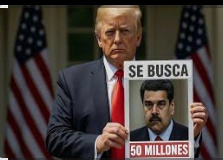 Estados Unidos aumenta recompensa a USD 50 millones por información que ayude al arresto del Narco terrorista Nicolás Maduro