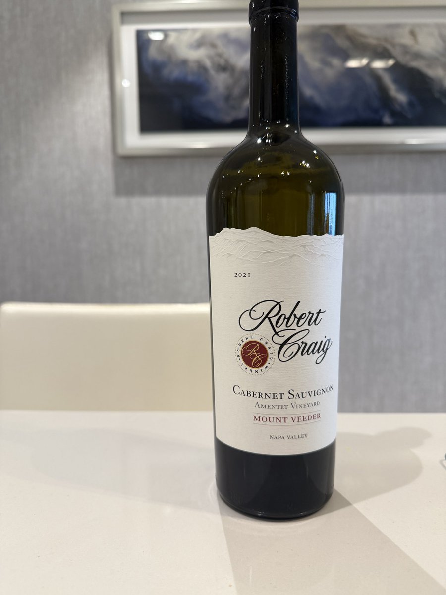Greg McBeth (@gregmcbeth) on Twitter photo I got my dad into wine, I gotta make sure we keep it that way on the rare occasions we’re able share a bottle in person.
Very nice Mt Veeder Cabernet from <a href="/RobertCraigWine/">Robert Craig Winery</a> I got my dad into wine, I gotta make sure we keep it that way on the rare occasions we’re able share a bottle in person.
Very nice Mt Veeder Cabernet from <a href="/RobertCraigWine/">Robert Craig Winery</a>