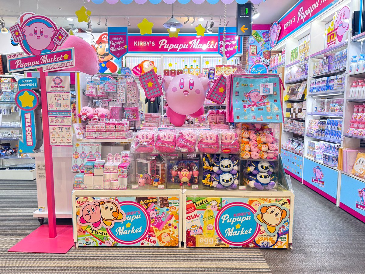 原宿店・新宿店】 本日からスタート💫 「KIRBY'S PUPUPU MARKET サマー