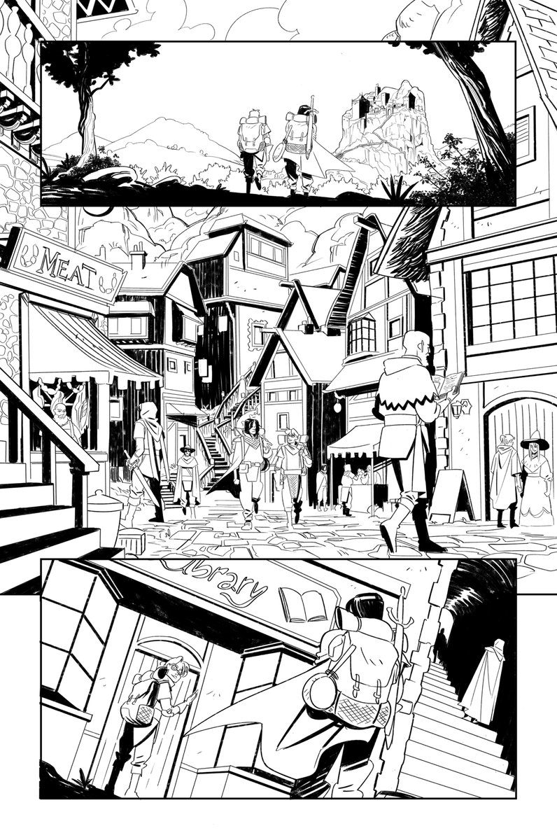 Going through our dropbox of new art, the illustrator is Antonino Cosentino, and our editor Brian Hawkins has been so helpful and patient  to make this adventure of two boys who set out to battle a dragon come to life.