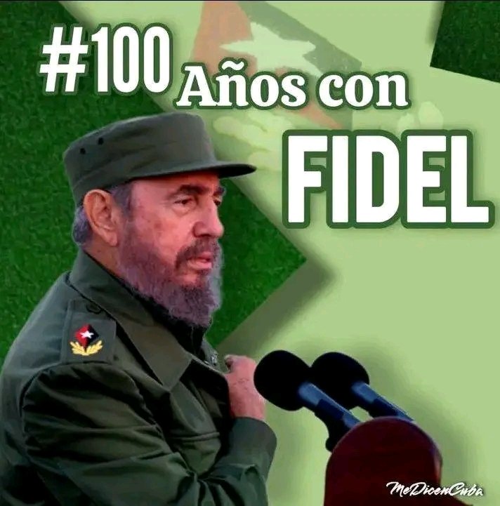 _Leandro_ Mary Carmen (@marycarmenpupo1) on Twitter photo Restan pocos días para el 99 aniversario del nacimiento de nuestro Comandante, pronto estaremos conmemorando el centenario de #FidelPorSiempre
#LaHabanaViveEnMí
#CubaEstáFirme
<a href="/IzquierdoAlons1/">Livan Izquierdo Alonso</a> Restan pocos días para el 99 aniversario del nacimiento de nuestro Comandante, pronto estaremos conmemorando el centenario de #FidelPorSiempre
#LaHabanaViveEnMí
#CubaEstáFirme
<a href="/IzquierdoAlons1/">Livan Izquierdo Alonso</a>