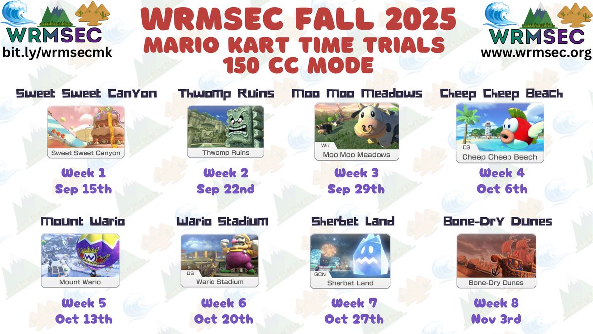 We are getting ready for a brand new season of racing! Are you and your elementary or middle school students interested in competing in our asynchronous Mario Kart Time Trials? 8 Weeks of high speed action, plus playoffs! It’s FREE, fun, and ultra-competitive! Contact us!