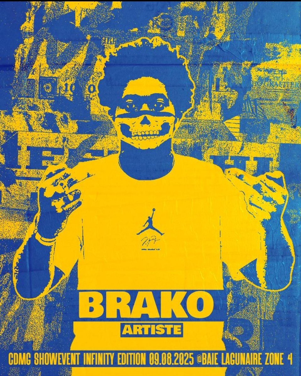 EXPLICITCONTNTH's tweet photo. Retrouvez BRAKO sur la scène du CDMG SHOW EVENT ce Vendredi 8 Août 2025 à partir de 14H. https://t.co/ZtsDqb8Z13