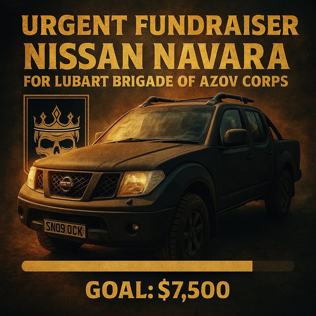 Pls help support this urgent fundraiser for The 20th Operational Assignment Brigade “Lubart” for a vehicle!!!
